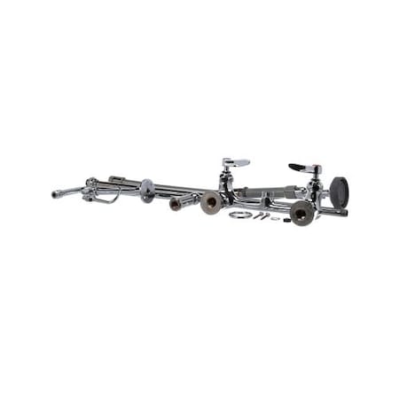 T&S Brass Pre-Rinse, Overhead Swivel Arm, 8 Wall Mount, B-0 B-0131-B